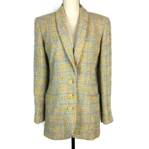 Veste Florale Courte Ungaro Solo Donna - Made In Italy, état Parfait, Vintage